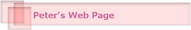 Peter's Web Page